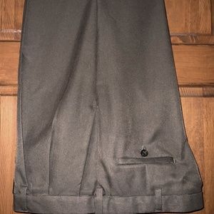 Haggar Mens Pants, Sz 40x32, Medium Brown